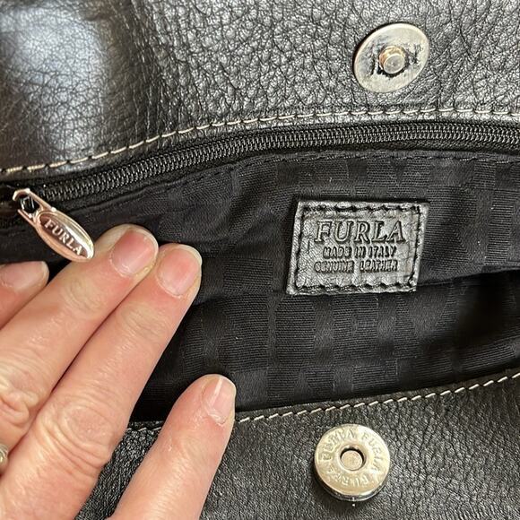 Furla Black Leather Tassel Tote w/COA, Dust Bag & Scarf EUC No Callout MSRP$450 - Picture 16 of 16